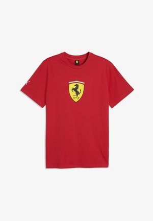 Puma, SCUDERIA FERRARI COLOURED SHIELD T-SHIRT - T-shirt con stampa - rosso corsa