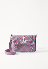 KIM - Cross body bag - blue/orange