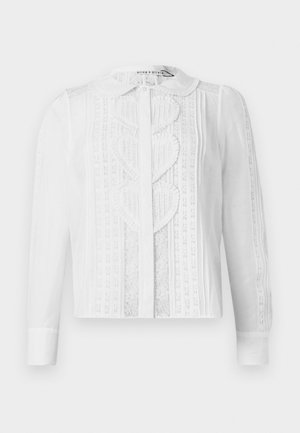KURT RUFFLE BLOUSE - Hemdbluse - off-white