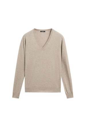 Massimo Dutti, Strickpullover - light brown