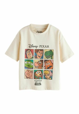 TOY STORY SHORT SLEEVE REGULAR FIT - Marškinėliai su spaudiniu - ecru cream