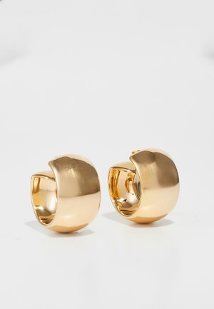 Uncommon Matters SCULPTURAL LARGE CREOLE - Boucles d'oreilles - gold-coloured