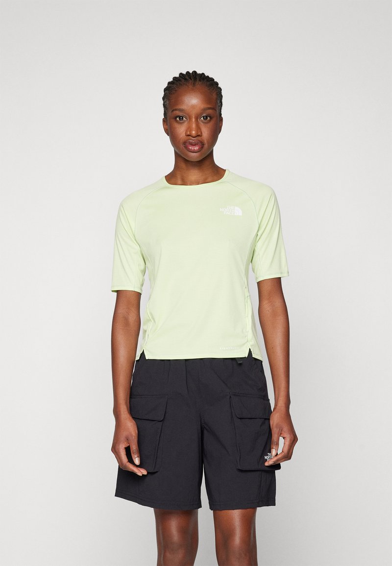 The North Face SUMMER LIGHTRANGE SUN PROTECTION - Tekninen t-paita - astro lime/misty sage