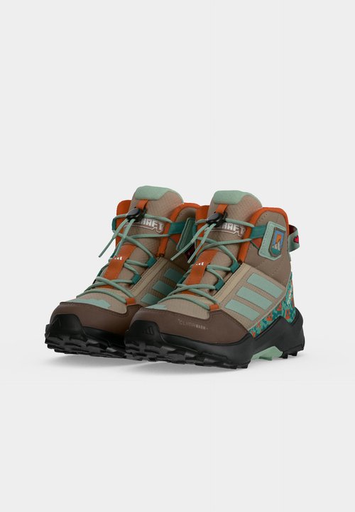 adidas TERREX MID MINECRAFT UNISEX - Lace-up ankle boots - trace khaki/hazy green/earth strata — photo 3