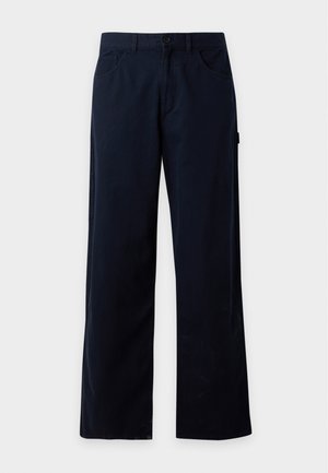 Les Deux, ROI CARPENTER HERRINGBONE PANTS - Παντελόνι - dark navy