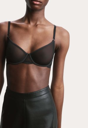 MURCIA SHEER - Underwired bra - black