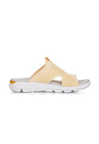 Rieker Pantolette flach - white yellow
