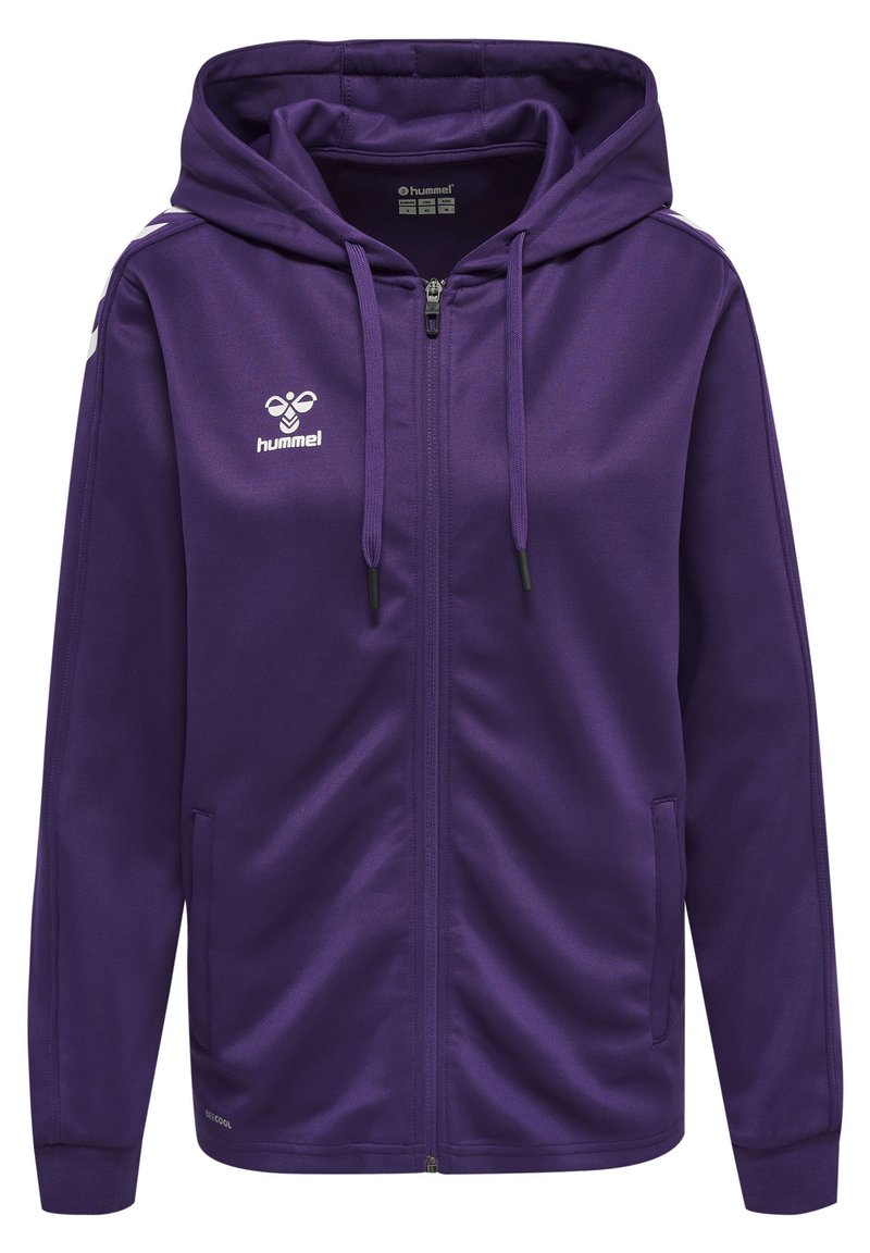 Sweat à Capuche Zippé Work Out Violet Taille 12 Femme - Parfait état
