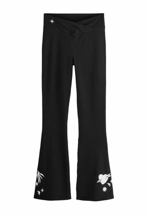 REGULAR FIT  - Legging (type pantalon) - black embroidery