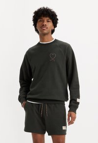 Levi's® - RELAXED CREW UNISEX - Collegepaita - pirate black Pienoiskuva 1