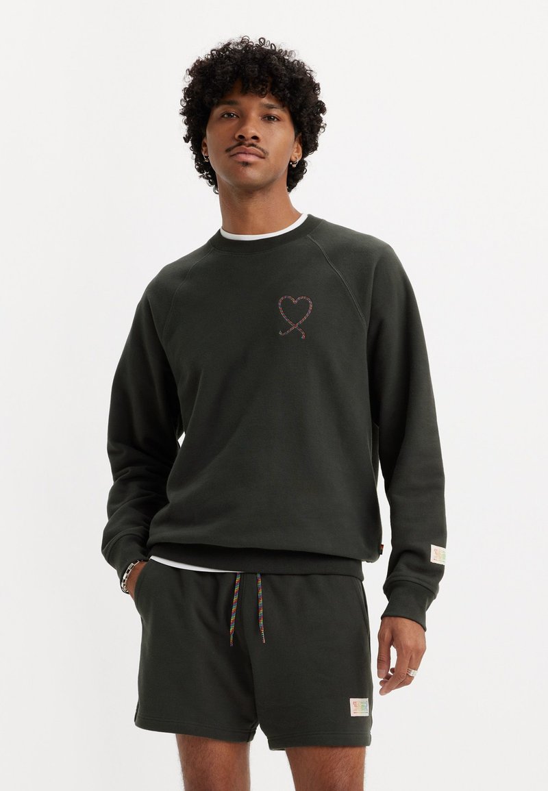 Levi's® - RELAXED CREW UNISEX - Collegepaita - pirate black, Suurenna