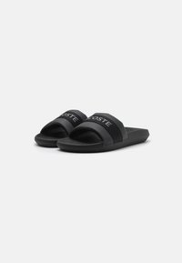Lacoste - CROCO SLIDE - Muiltjes - black - 1