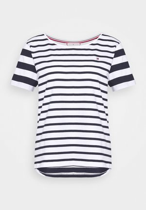 T-shirt med print - black