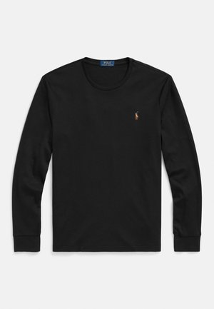Polo Ralph Lauren CUSTOM SLIM FIT SOFT COTTON T-SHIRT - Ilgarankovis viršutinės dalies drabužis - black