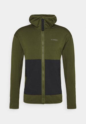 BACK-TO-SCHOOL URBAN PRIMEGREEN OUTDOOR RELAXED MIDWEIGHT - Fleece jacket - wild pine/black