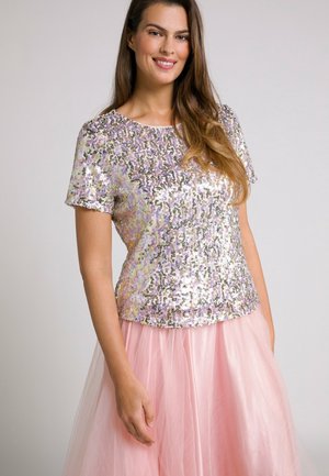 SEQUIN GLITTER - Bluse - helles champagner