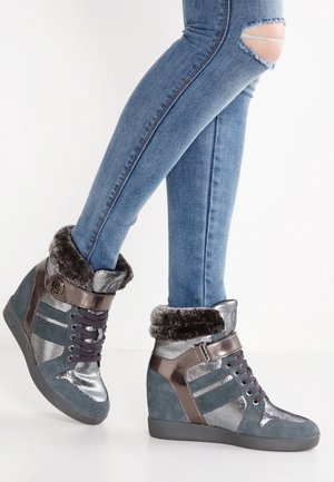 Höga sneakers - anthracite