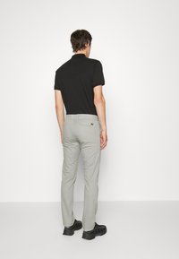 Boss Slim-Fit Men Chinos in Stretch-Cotton Satin - Light Brown