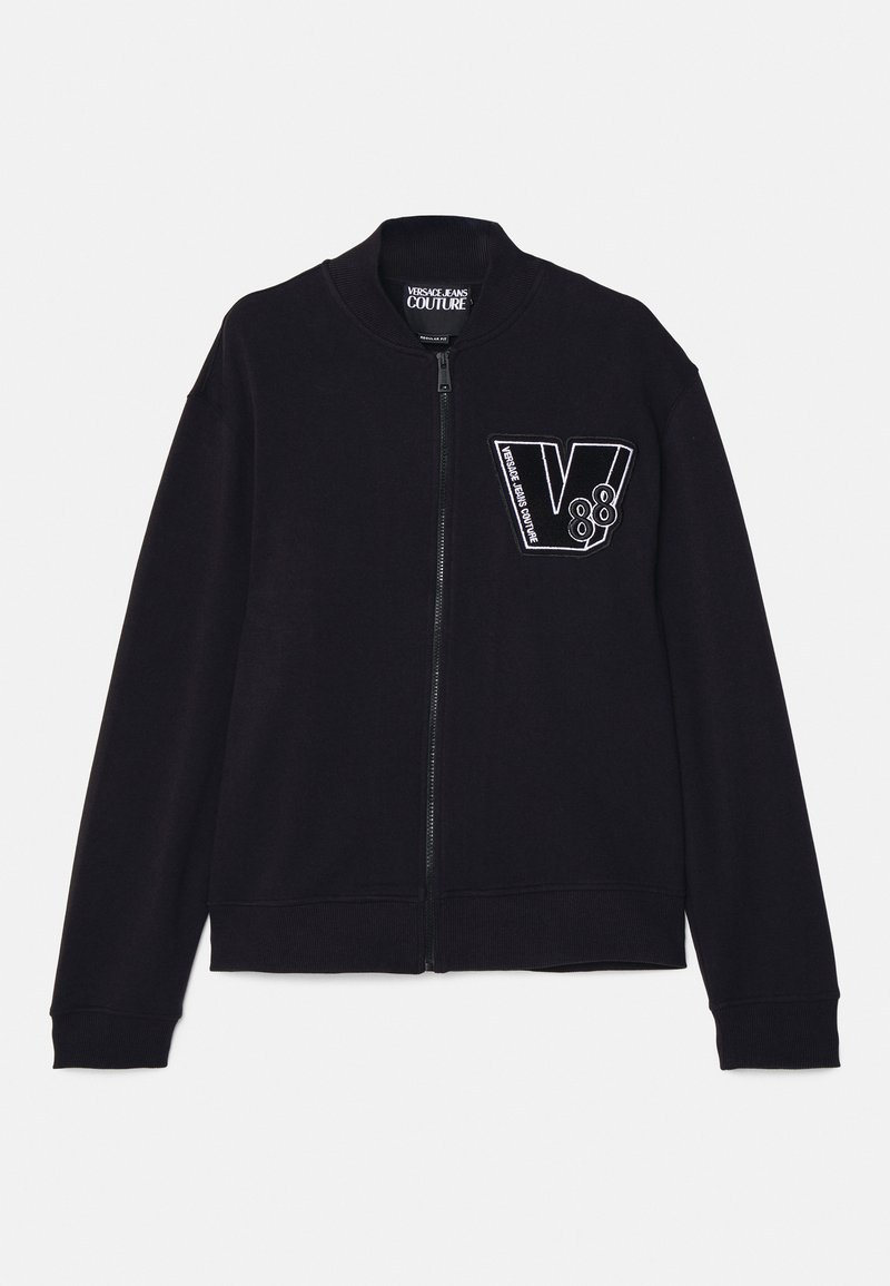 Versace Jeans Couture Sweater met rits zwart Versace Jeans Couture Sweater met rits zwart