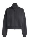 OFF PLACED 3-STRIPES  - Felpa con zip - black