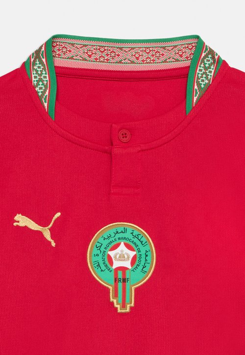 PUMA MOROCCO FRMF HOME JERSEY - Football jersey - fast red/victory gold-coloured — foto 4