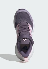 adidas Performance FORTARUN 2.0 CLOUDFOAM ELASTIC LACE STRAP - Scarpe da corsa su strada - shadow violet   cloud white   bliss lilac