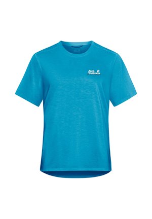 Jack Wolfskin, VONNAN GRAPHIC T W - T-shirt con stampa - outdoor empire blue