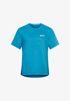 Jack Wolfskin, VONNAN GRAPHIC T W - T-shirt con stampa - outdoor empire blue