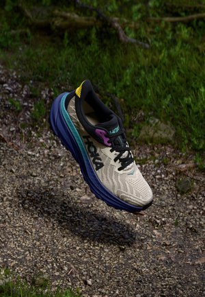 CHALLENGER 7 - Chaussures de running - oatmeal/mountain iris