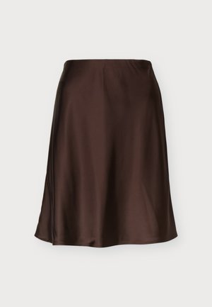 Abercrombie & Fitch, KNEE LENGTH MIDI - А-образна пола - dark brown