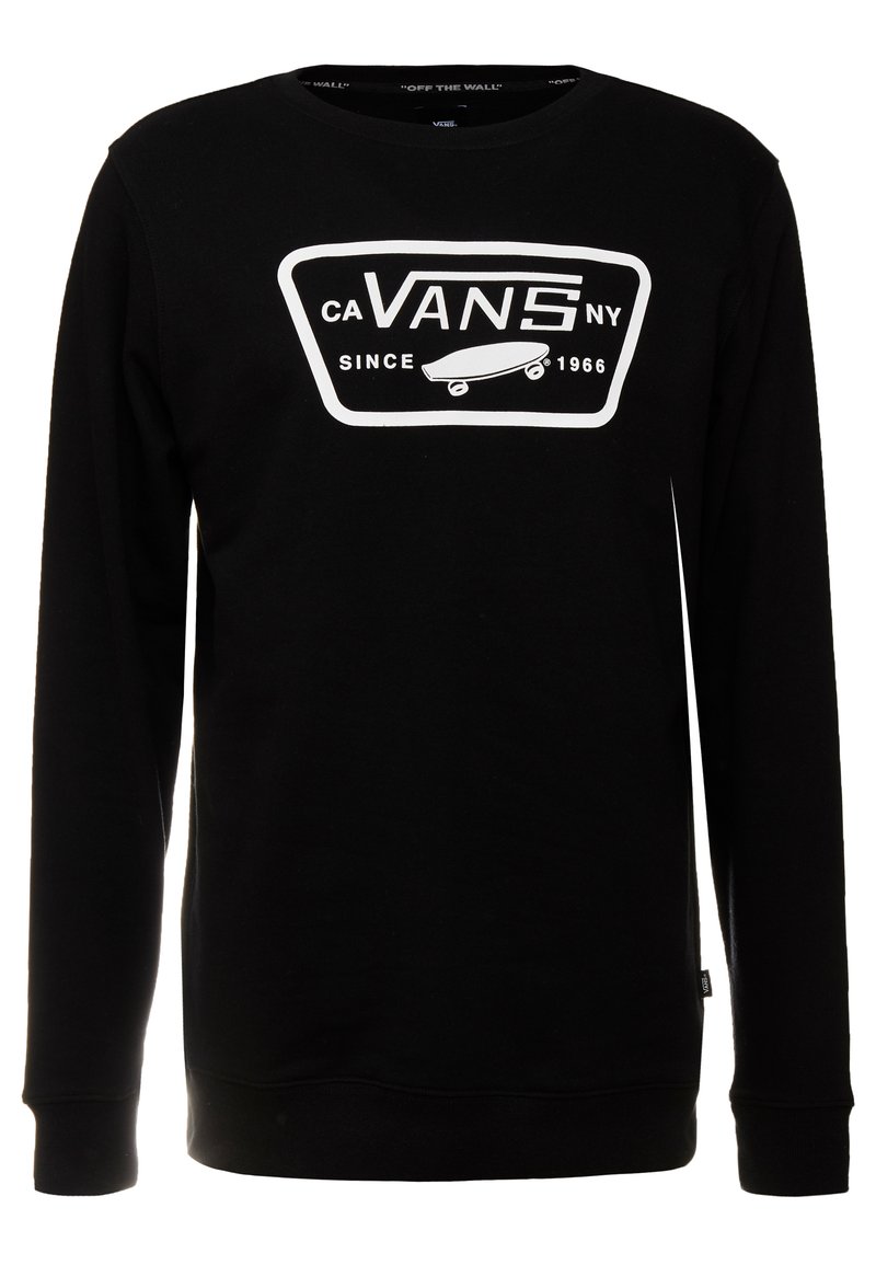 Vans FULL PATCH CREW - Sweatshirt - black/schwarz - Zalando.at
