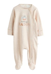 Next - REGULAR FIT I LOVE MY MUMMY TWO WAY ZIP  - Sleep suit - neutral Thumbnail Image 1