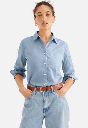 POCKET  - Button-down blouse - lago - blue