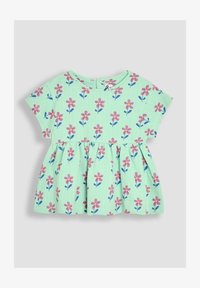 Valittu, green floral print