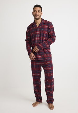 EVERYDAY SET - Nachtwäsche Set - deep cranberry plaid