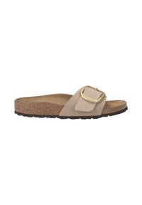 MADRID BIG BUCKLE - Ciabattine - beige