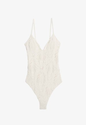 Marks & Spencer, JACQUARD PLUNGE - Badpak - cream