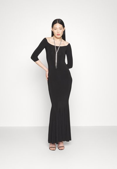 Norma Kamali OFF SHOULDER FISHTAIL GOWN - Sukienka z dżerseju