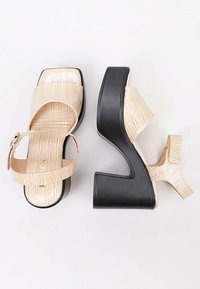 LIMMA VARNISHED - Sandales à talons hauts - beige