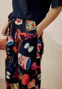 Next SHORT SLEEVE SET - Set lenjerie de noapte - navy chillies