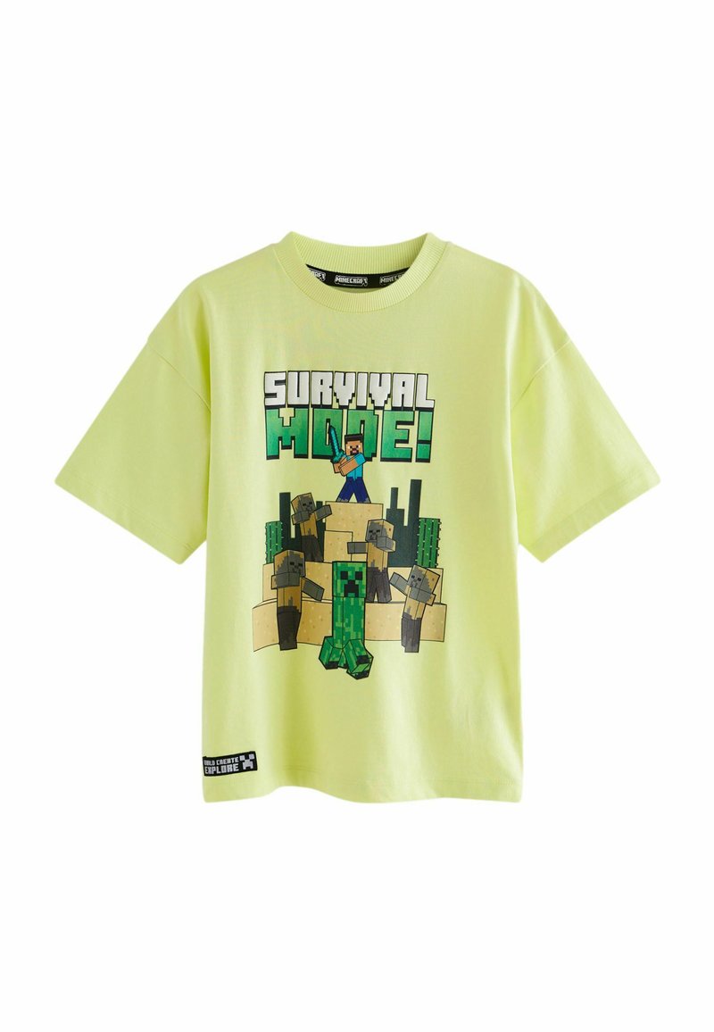 Next LICENSED MINECRAFT  żółty neon