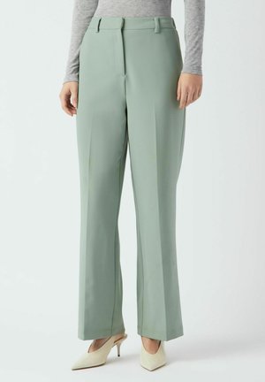 LIKKA HW WIDE - Püksid - iceberg green