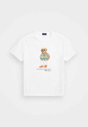 Polo Ralph Lauren CLASSIC FIT POLO BEAR JERSEY T SHIRT - Camiseta estampada - white