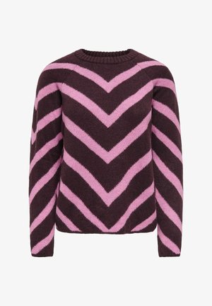 ONLY, ONLELIZA L/S PULLOVER KNT NOOS - Pullover - fudge