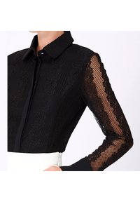 Smart and Joy AJUSTÉ À MANCHES LONGUES - Chemisier - noir