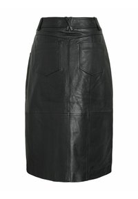 VILA VIOLINA HIGH WAIST - A-linjainen hame - black