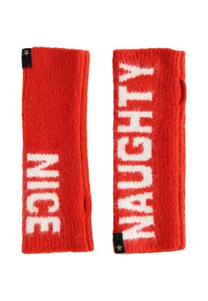 HANDWARMERS  - Kortfingerhandsker - red naughty nice