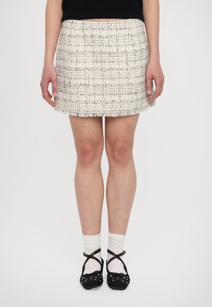 ADELINE MINI - Miniskjørt - cream/black