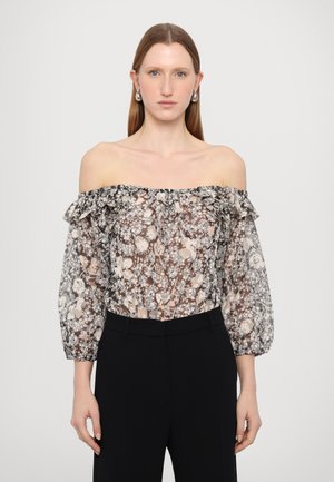 EXCLUSIVE SELENE - Blouse - black