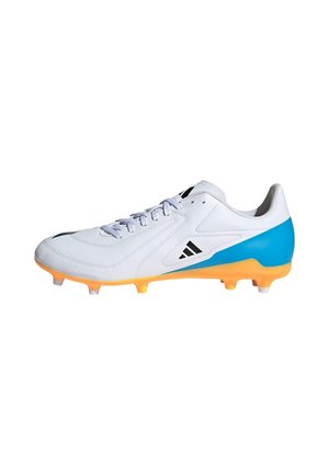 RS15 FIRM GROUND RUGBY - Firm-ground football boots - cloud white   lucid aquamarine   lucid tangerine